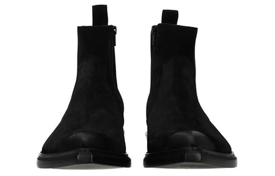 Balenciaga Santiago Black Suede Ankle Boots 'Black' 579736WA7301000