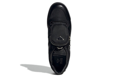 PRADA x adidas originals Unisex Forum Low Re-Nylon Sneakers Black 2EG390_3LJX_F0557
