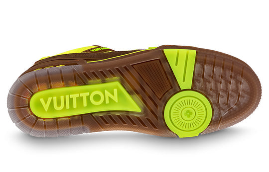 LOUIS VUITTON Trainers 'Neon Yellow with Brown' 1A8Z6I