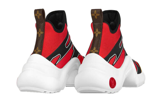(WMNS) LOUIS VUITTON Archlight Ankle Sneakers 'Red Yellow Black' 1A7TWC