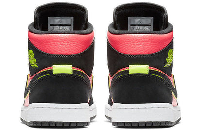 (WMNS) Air Jordan 1 Retro Mid 'Hot Punch Volt' BQ6472-006