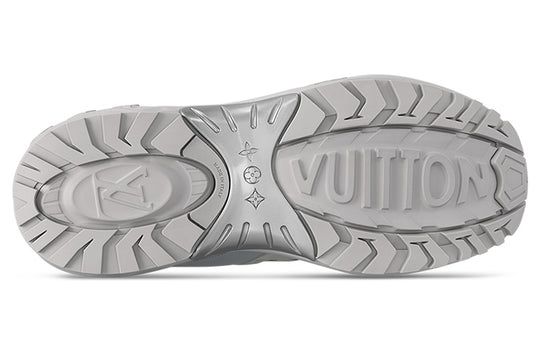 LOUIS VUITTON LV Discovery Lace Up Sneakers 'grey Green' 1ABZ3P