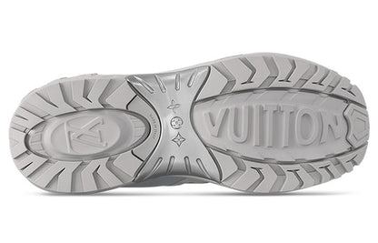 LOUIS VUITTON LV Discovery Lace Up Sneakers 'grey Green' 1ABZ3P