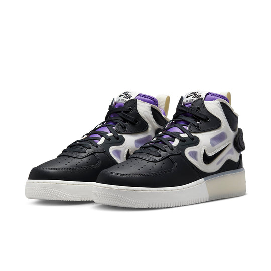 Nike Air Force 1 Mid React 'Off Noir Action Grape' DQ1872-001