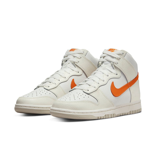 (WMNS) Nike Dunk High 'White Magma Orange' DV6986-100
