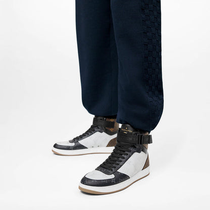 LOUIS VUITTON Rivoli Sneaker Boots 'Patched White Monogram' 1A44VR