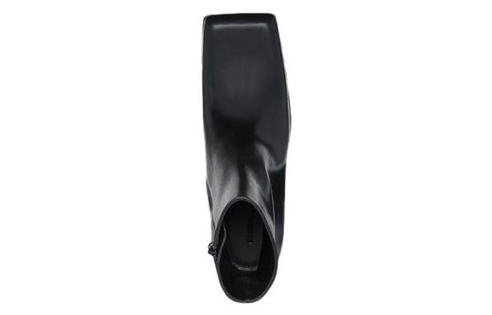 Balenciaga Square Toe Ankle Boots 'Black Leather' 678108WBC301000