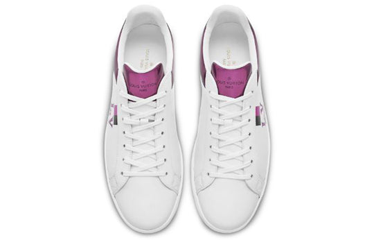 LOUIS VUITTON Luxembourg Sneakers 'White Metallic Pink' 1A5UIA