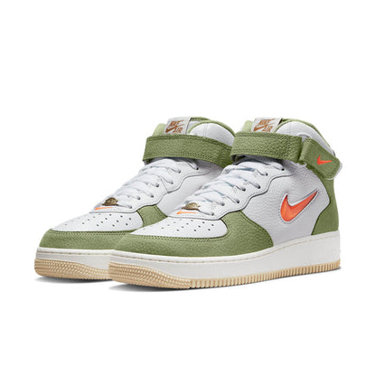 Nike Air Force 1 Mid QS 'Olive Green Total Orange' DQ3505-100