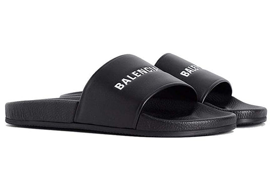 Balenciaga Classic Logo Slide 'Black' 530501WAL001006