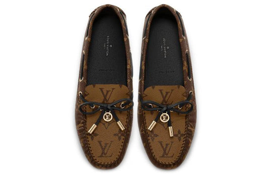 (WMNS) LOUIS VUITTON Gloria Flat Loafers 'Brown Monogram' 1A65IV