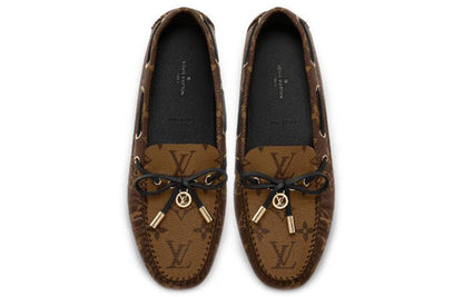 (WMNS) LOUIS VUITTON Gloria Flat Loafers 'Brown Monogram' 1A65IV