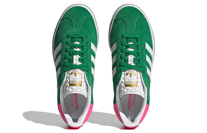 (WMNS) adidas Gazelle Bold 'Green Lucid Pink' IG3136