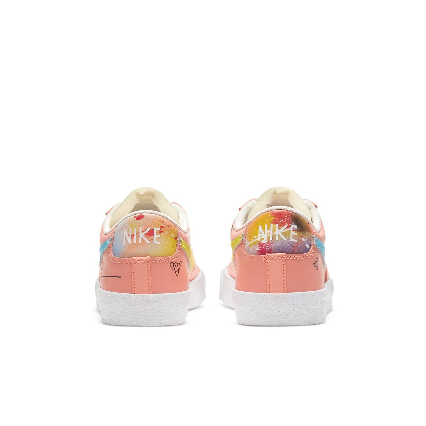 Nike(WMNS)  Blazer Low '77 Doodle Yuanyang Swoosh For Pink