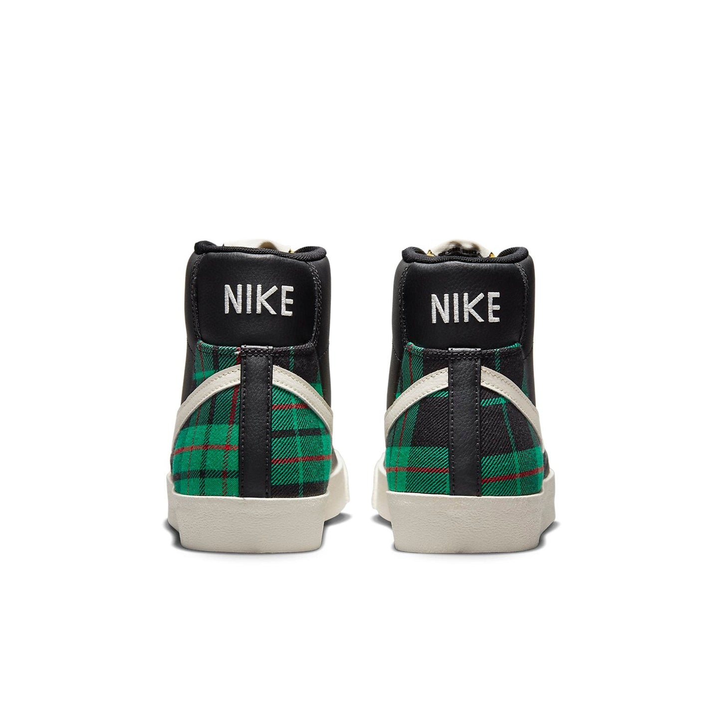 NikeBlazer Mid '77 Premium 'Black Green Tartan Plaid'