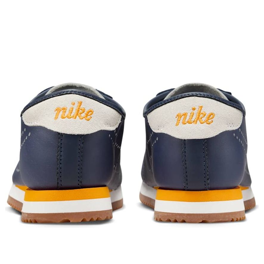 Nike(WMNS)  Cortez Leather 'Midnight Navy Bright Ceramic Gum'