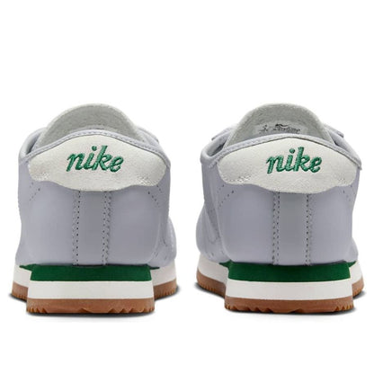 Nike(WMNS)  Cortez Leather 'Wolf Grey Summit White Green Gum'
