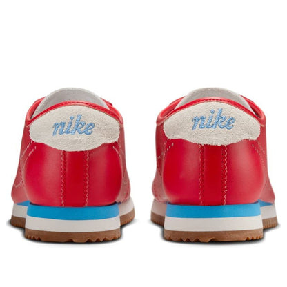 Nike(WMNS)  Cortez Leather 'University Red Blue Perforated Swoosh'