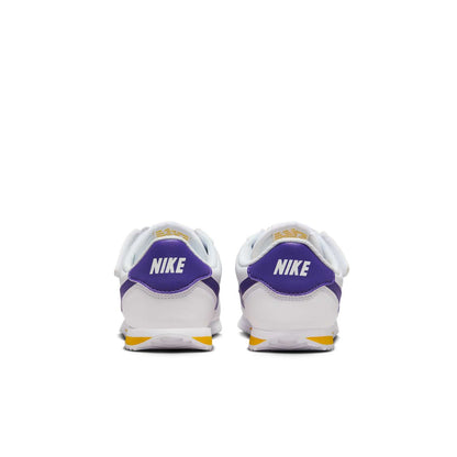 Nike(PS)  Cortez EasyOn 'White Varsity Maize Varsity Purple'