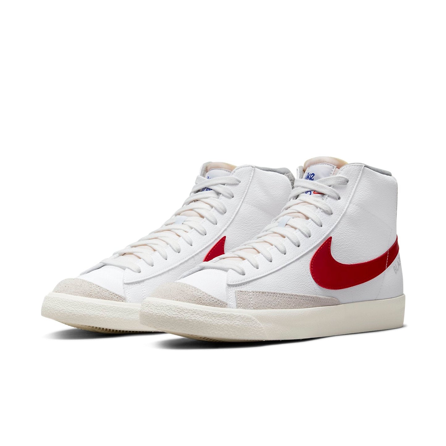 NikeBlazer Mid '77 'White Sail Gym Red'