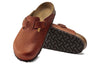 BirkenstockBoston Horween Embossed Natural Horween Leather 'Ginger Brown'