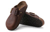 BirkenstockBoston Bold Natural Leather 'Roast'