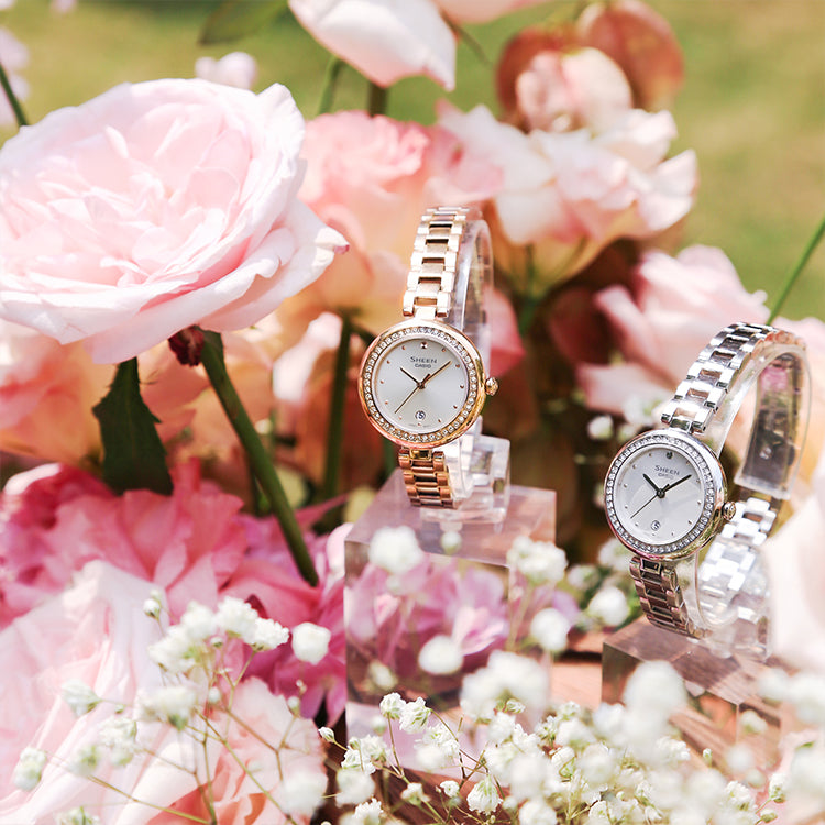 CASIO(WMNS)  Analog 'Sapphire Crystal Rose Gold'