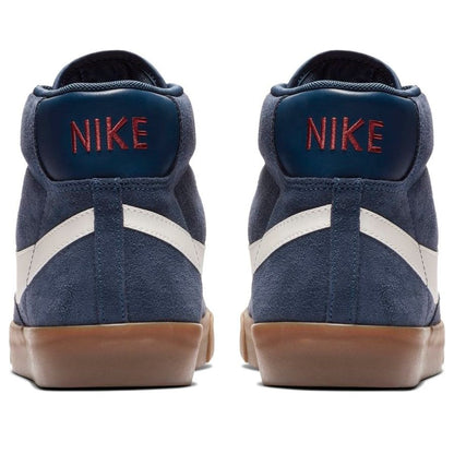 NikeBlazer Mid Mid Tops Retro Skateboarding Shoes Navy Blue