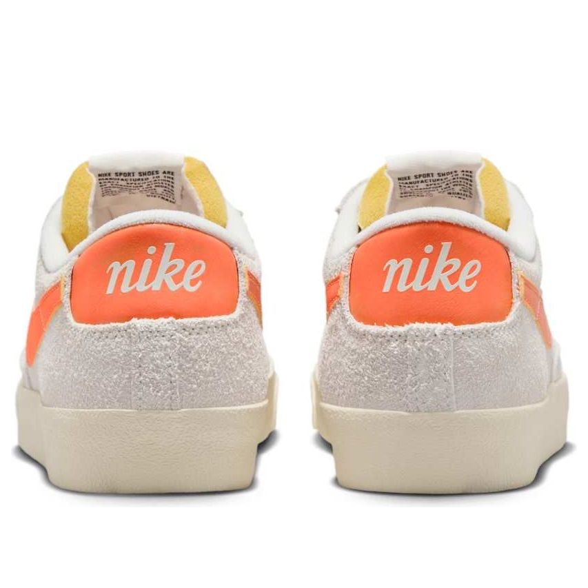 NikeBlazer Low '77 Premium 'Summit White Safety Orange'