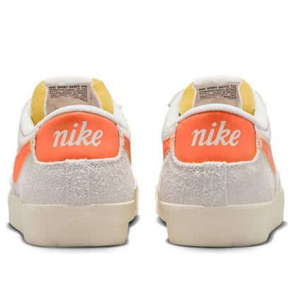 NikeBlazer Low '77 Premium 'Summit White Safety Orange'