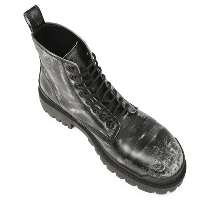 Balenciaga Strike Ankle Boots 'Washed Out Black Leather' 589338WBEF19010