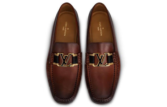 LOUIS VUITTON Montaigne Loafers 'Brown WaxCoated Calfskin' 1A5DRX