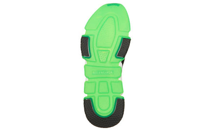 Balenciaga Speed Lace Up Trainer 'Black Neon Green' 587289W17041073