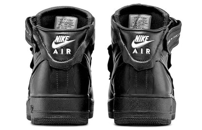 Nike x COMME des GARCONS Air Force 1 Mid 'Triple Black' DC3601-001