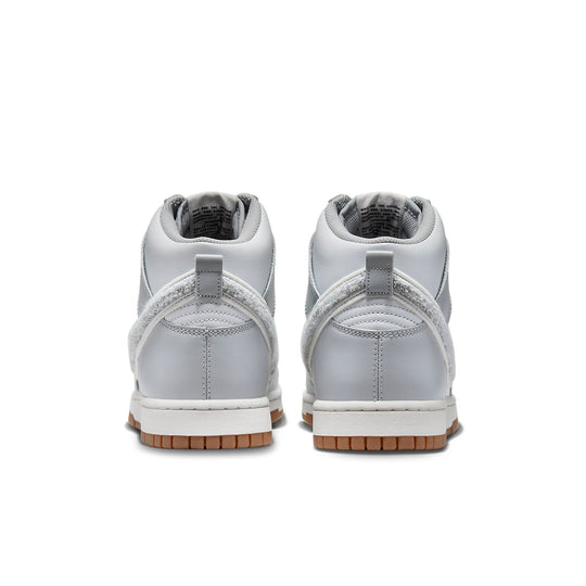 Nike Dunk High 'Chenille Swoosh - Light Smoke Grey' DR8805-003