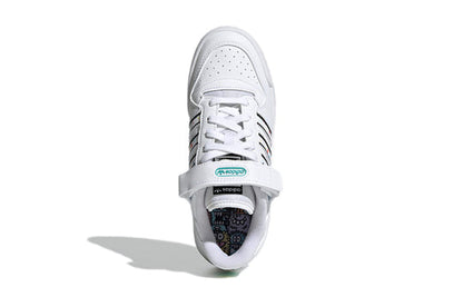 adidas originals Forum Low J x Kevin Lyon 'White Black Blue' H01440