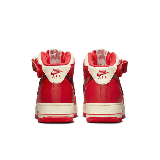 Nike Air Force 1 Mid '07 LX 'Red Plaid' DV0792-101