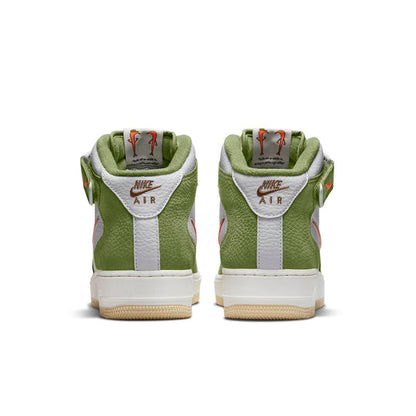 Nike Air Force 1 Mid QS 'Olive Green Total Orange' DQ3505-100