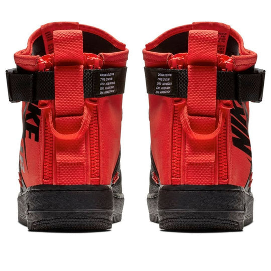 Nike SF Air Force 1 Mid 'Habanero Red Black' 917753-601