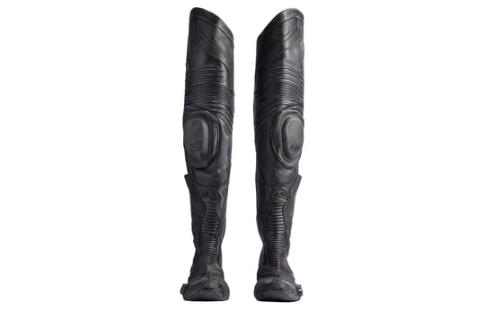 Balenciaga Biker Over-the-knee Boots 'Black' 771185WB6A21000