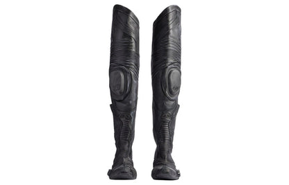 Balenciaga Biker Over-the-knee Boots 'Black' 771185WB6A21000