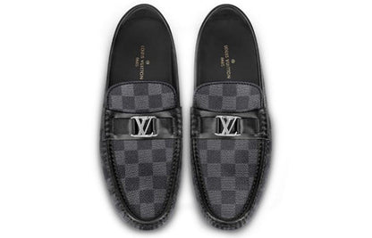 LOUIS VUITTON Hockenheim Moccasin Shoes 'Grey' 1A4OIF