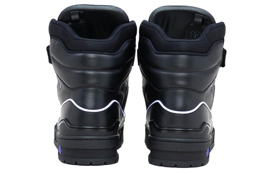 LOUIS VUITTON X408 Led Limited Ankle Sneakers 'Black' 1A5V3X
