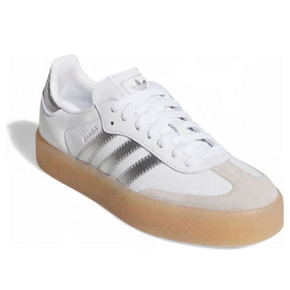 (WMNS) adidas Sambae 'White Silver Gum' JQ8412