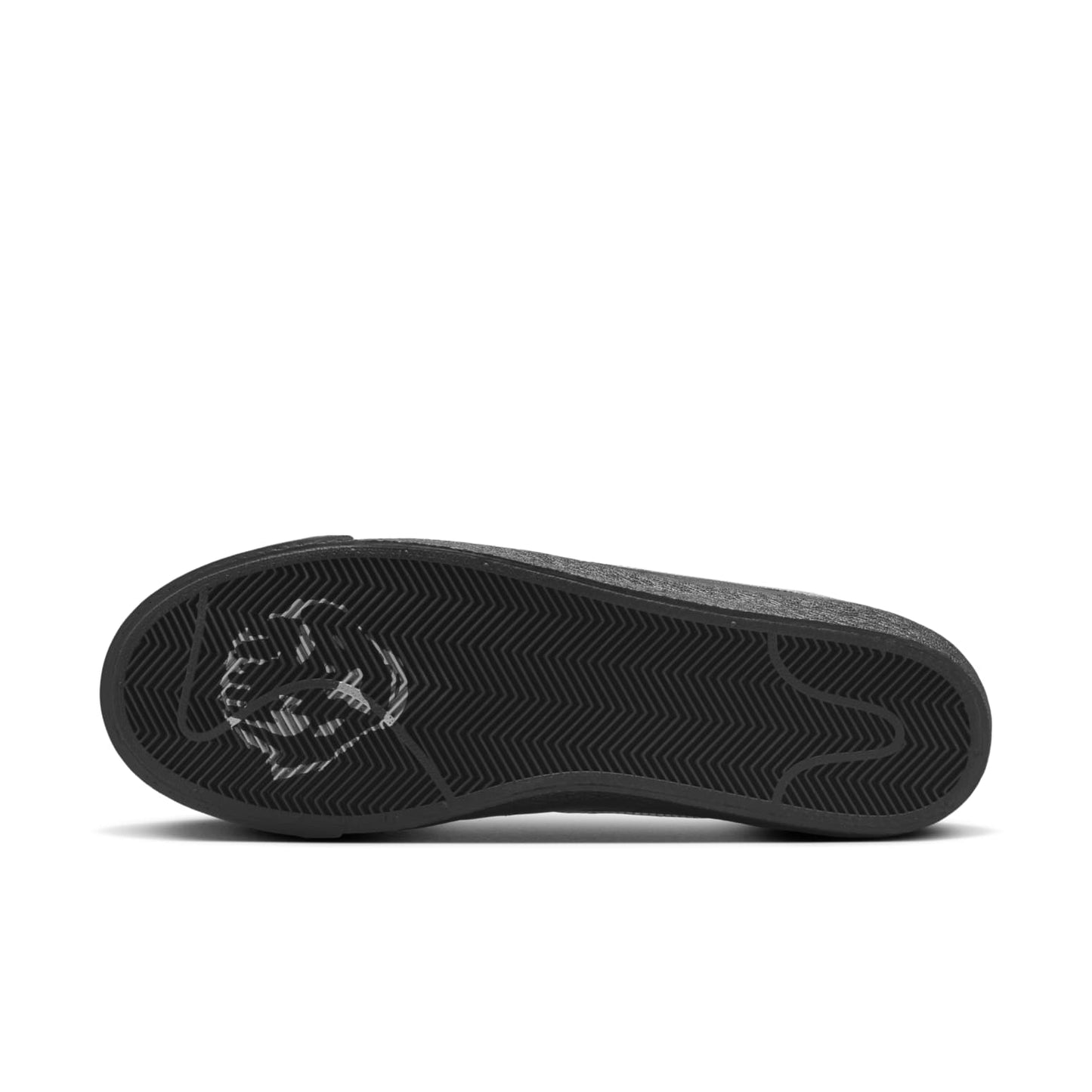 Nikex Dancer Skateboards SB Zoom Blazer Low 'Black Metallic Silver'
