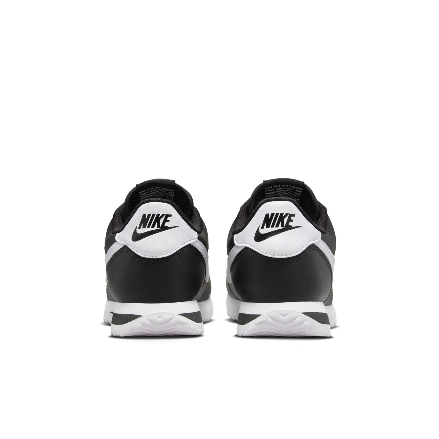 Nike(WMNS)  Cortez Leather 'Black White'