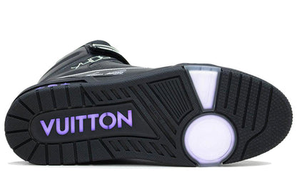 LOUIS VUITTON X408 Led Limited Ankle Sneakers 'Black' 1A5V3X