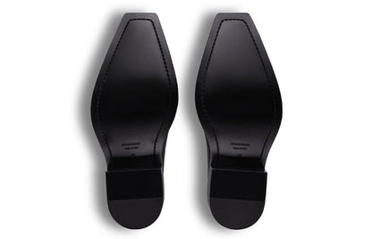 Balenciaga Santiago Booties 'Black Matte Calfskin' 745530WBDO01000