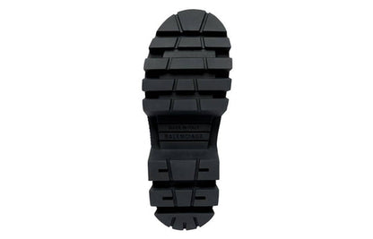 Balenciaga Bulldozer Lace Up Boots 'Black Outline Calfskin' 672502WBEF21090