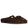 Birkenstockx Kith Boston Braided Suede 'Mocca'